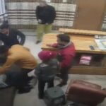 The attacker brutally beat the young man.